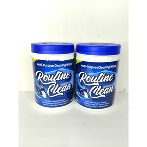Routine Clean 2 Pack Multi-Purpose Cleaning Wipes 160 Wipes Each